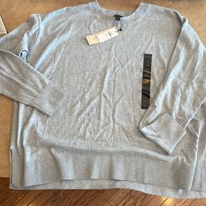Gray blue sweater banana republic NWT